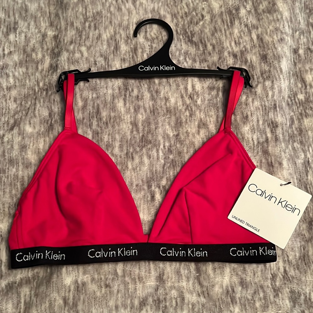 Calvin Klein Unlined Triangle Bra